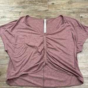 Lululemon yoga top, size 10, color: pink/mauve